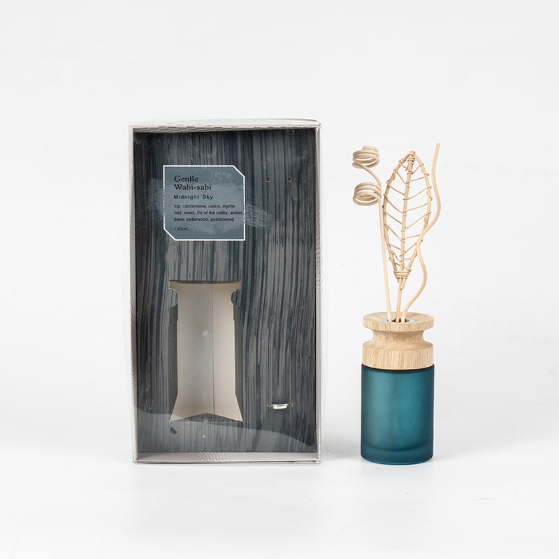 Magas hengeres üveg lombik prémium nád diffúzor fa bot-aroma diffúzor eladóval