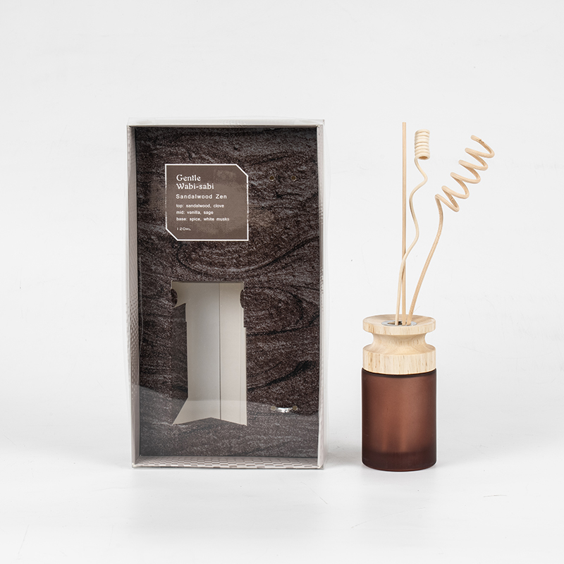 Magas hengeres üveg lombik prémium nád diffúzor fa bot-aroma diffúzor eladóval