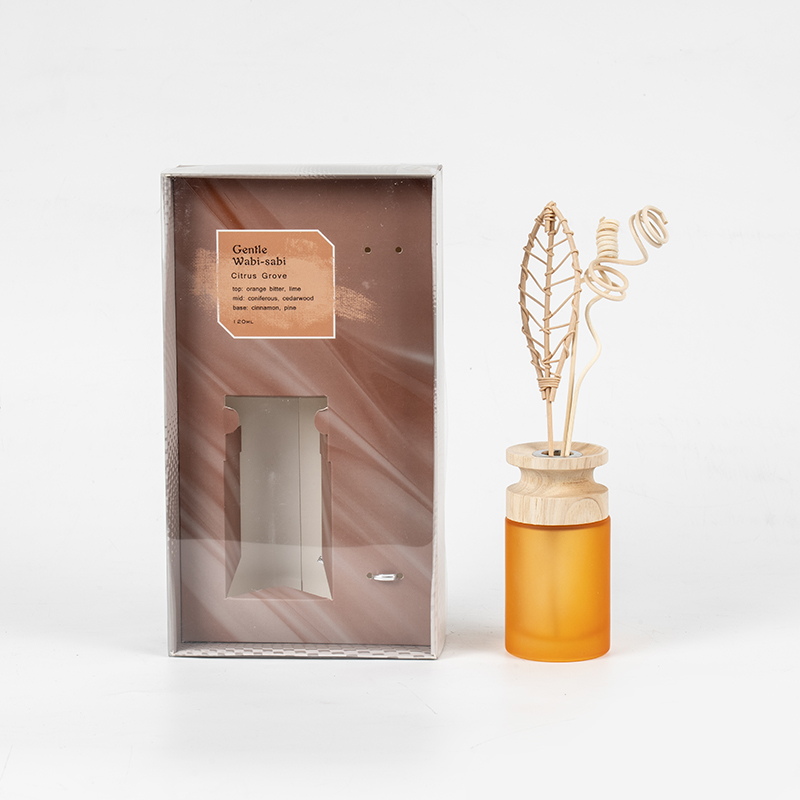 Magas hengeres üveg lombik prémium nád diffúzor fa bot-aroma diffúzor eladóval